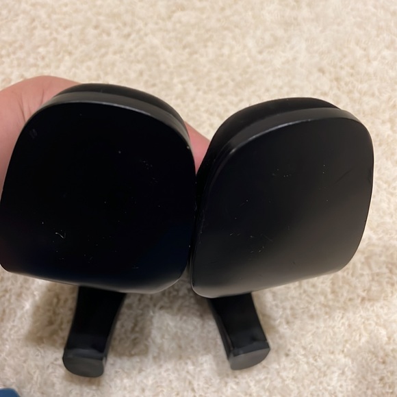 Bottega Veneta square toe satin and velvet high heel shoes. 91/2 made in Italy - Picture 14 of 14